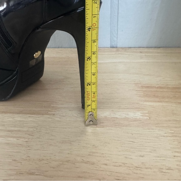 THALIA SODI Trixi Knee Boots Womens Black Platform Comfort  Pointy Toe  Zip-Up - Picture 8 of 13